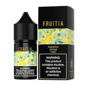Fruitia: FRUITIA Salts - Pineapple Citrus Twist 30ml