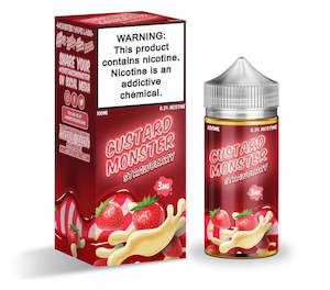 Custard Monster: CUSTARD MONSTER - Strawberry Custard 100ml