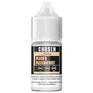 Chosen: CHOSEN Salts - Peach & Passionfruit 30ml