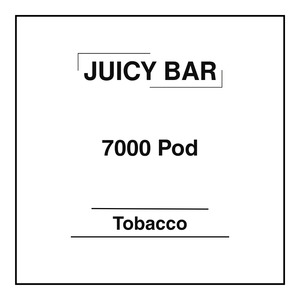 Juicy Bar 7000 Pod Tobacco - Vapemart