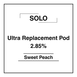 Solo Ultra Pod - Sweet Peach 2.85% - Vapemart