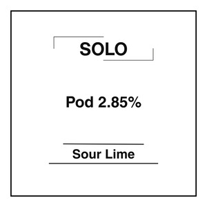 Solo Pods 2.85% - Sour Lime - Vapemart