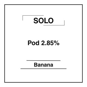 Products: Solo Pods 2.85% - Banana - Vapemart