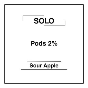 Products: Solo Pods 2% - Sour Apple - Vapemart