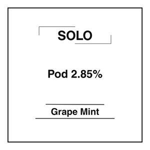 Products: Solo Pods 2.85% - Grape Mint - Vapemart