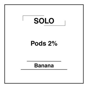 Products: Solo Pods 2% - Banana - Vapemart
