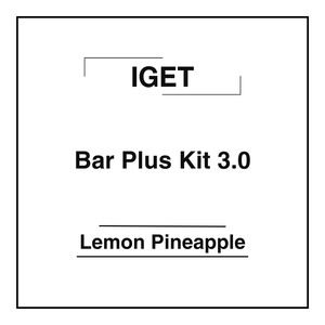 Products: Iget Bar Plus Kit 3.0 Lemon Pineapple - Vapemart