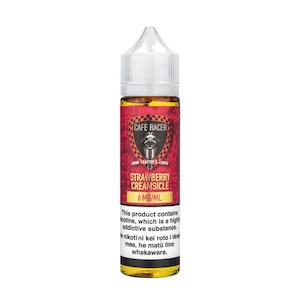 Freebase E Liquid: Cafe Racer Strawberry Cream E-Liquid