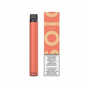 Disposable Vapes: Solo Peach Mint Disposable Vape