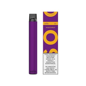 Disposable Vapes: Solo Passionfruit Disposable Vape