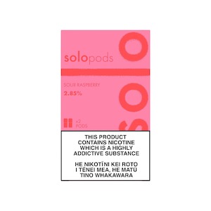 Solo Pod Kit: Solo Pods - Sour Raspberry (2 pack)