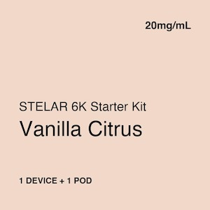 Stelar 14k Starter Kits: STELAR 6K Starter Kit – Vanilla Citrus (Cola)
