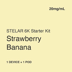 Stelar 14k Starter Kits: STELAR 6K Starter Kit – Strawberry Banana