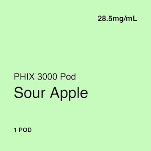 PHIX 3000 Pod - Sour Apple