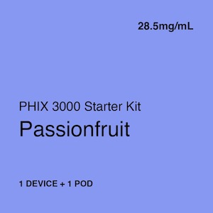 Phix 3000: PHIX 3000 Starter Kit – Passionfruit