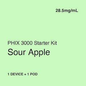 Phix 3000: PHIX 3000 Starter Kit – Sour Apple