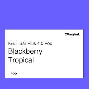 IGET Bar Plus 4.0 Blackberry Tropical