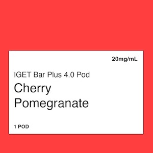 IGET Bar Plus 4.0 Cherry Pomegranate