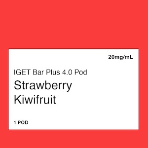 IGET Bar Plus 4.0 Strawberry Kiwifruit