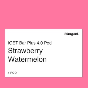 IGET Bar Plus 4.0  Strawberry Watermelon