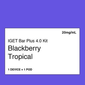 IGET Bar Plus 4.0 Kit – Blackberry Tropical