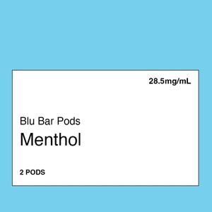Blu Bar Pods  – Menthol (2 pack)