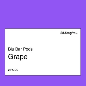 Blu Bar Pods: Blu Bar Pods – Grape (2-pack)