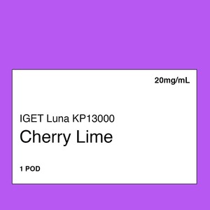 IGET LUNA KP 13000 Pod - Cherry Lime
