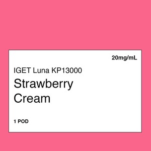 IGET LUNA KP 13000 Pod - Strawberry Cream