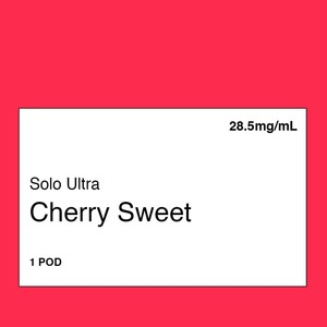 Solo Ultra: Solo Ultra Pod – Cherry Sweet