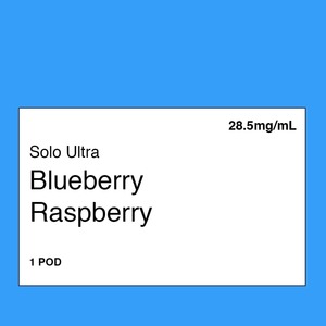 Solo Ultra: Solo Ultra Pod – Blueberry Raspberry