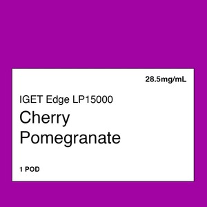 Iget Vape Nz: IGET Edge LP15000 Pod – Cherry Pomegranate