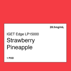 Iget Vape Nz: IGET Edge LP15000 Pod – Strawberry Pineapple