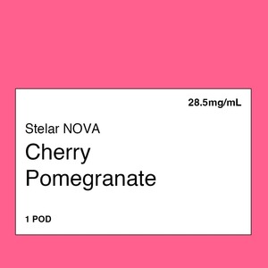 Pre Filled Vape Pods: Stelar NOVA Pod – Cherry Pomegranate