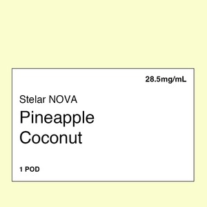 Pre Filled Vape Pods: Stelar NOVA Pod – Pineapple Coconut