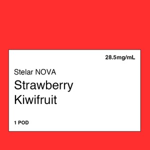 Pre Filled Vape Pods: Stelar NOVA Pod – Strawberry Kiwifruit