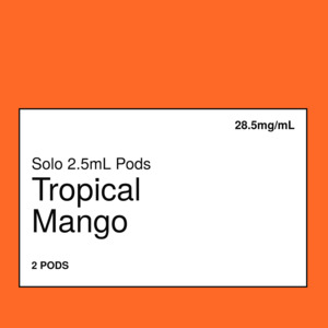 Solo Pods: Solo 2.5mL Pods - Tropical Mango
