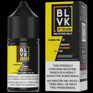BLVK N' YELLOW Salts - Mango Passion Ice 30ml/50mg