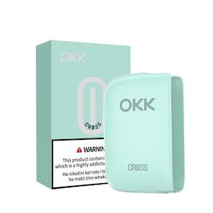 OKK CROSS - HYBRID DISPOSABLE VAPE (BATTERY ONLY) Sea Green
