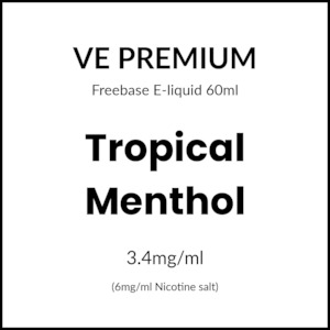 VE Premium - Tropical Menthol 60ml 6mg