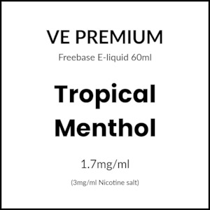 VE Premium - Tropical Menthol 60ml 3mg
