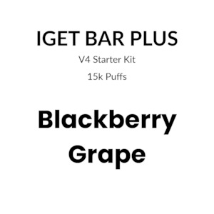 IGET Bar Plus Kit 4.0-Blackberry Grape