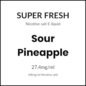 Super Fresh Salts - Sour Pineapple 48mg/30ml