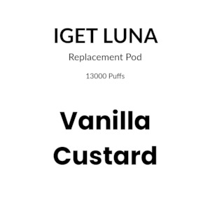 Creamy: Iget Luna 13000 Pod - Vanilla Custard