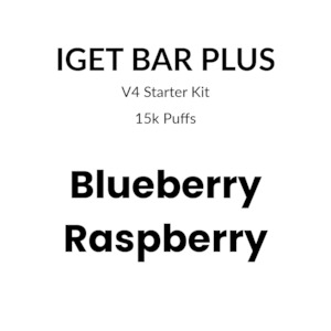 Iget: IGET Bar Plus Kit 4.0-Blueberry Raspberry