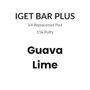 Iget: IGET Bar Plus Pod 4.0 15000 puffs – Guava Lime