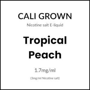 Cali Grown Subohm Salts - Tropical Peach 60ml/3mg