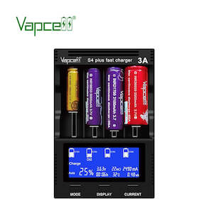 Chargers: Vapcell S4 Plus 4 bay Fast Charger