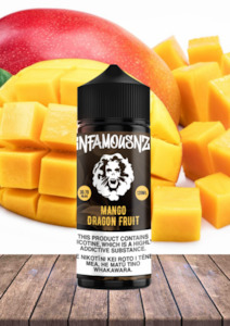 Infamous: Infamous NZ - Mango Tropical (Mango Dragonfruit) 120ml