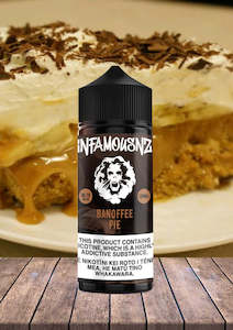 Infamous: Infamous NZ - Banana Caramel (Banoffee Pie) 120ml
